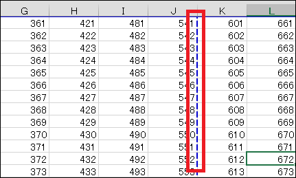 エクセル ページ 区切り